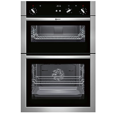 Neff U14S32N5GB Built-In Double Oven, Stainless Steel Neff U14S32N5GB Built-In Double Oven, Stainless Steel